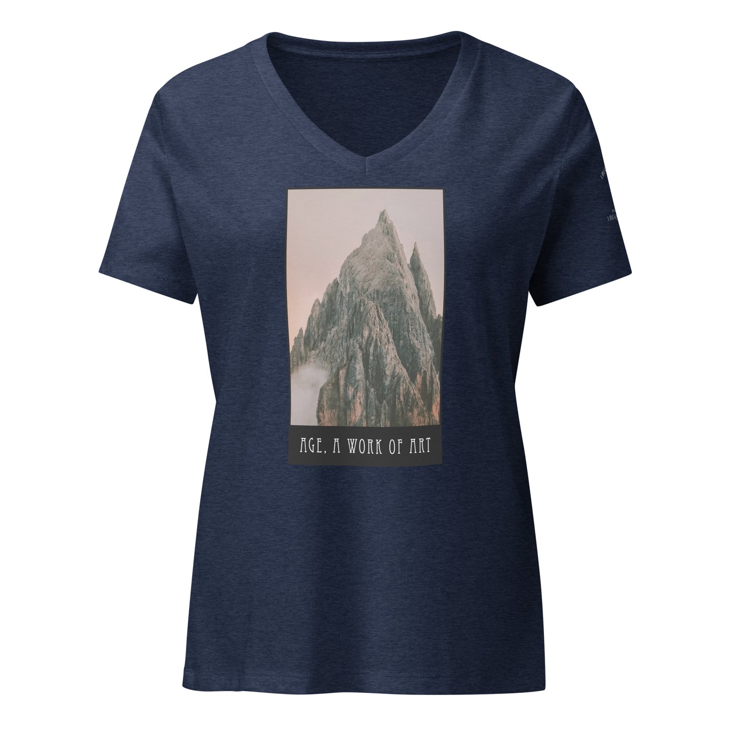 Age, A Work of Art – Women’s V-Neck T-Shirt