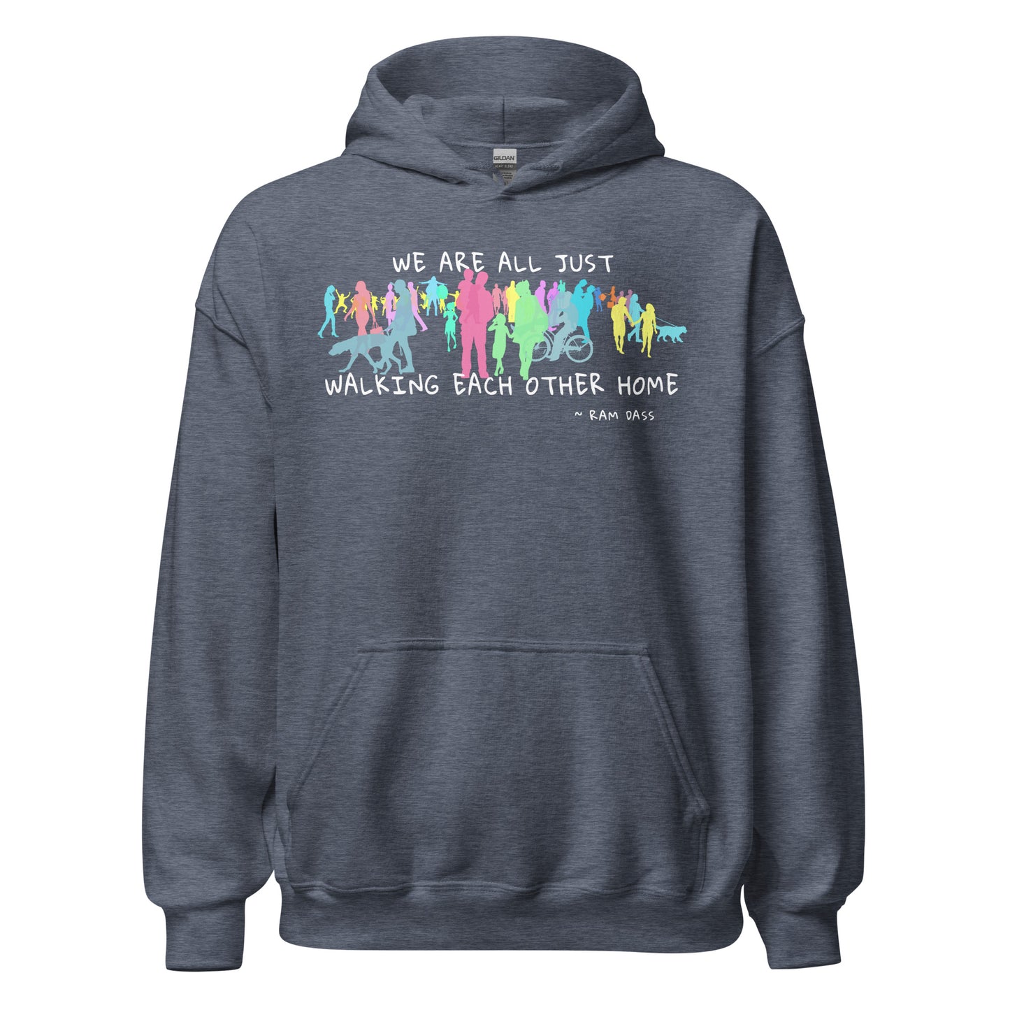 We Are All Just Walking Each Other Home - Unisex Hoodie