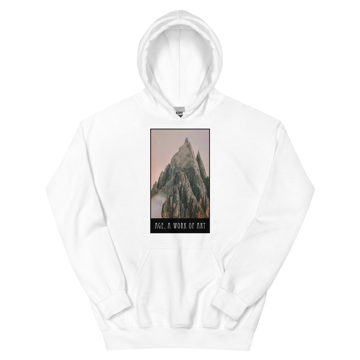 Age, A Work of Art – Cozy Unisex Hoodie