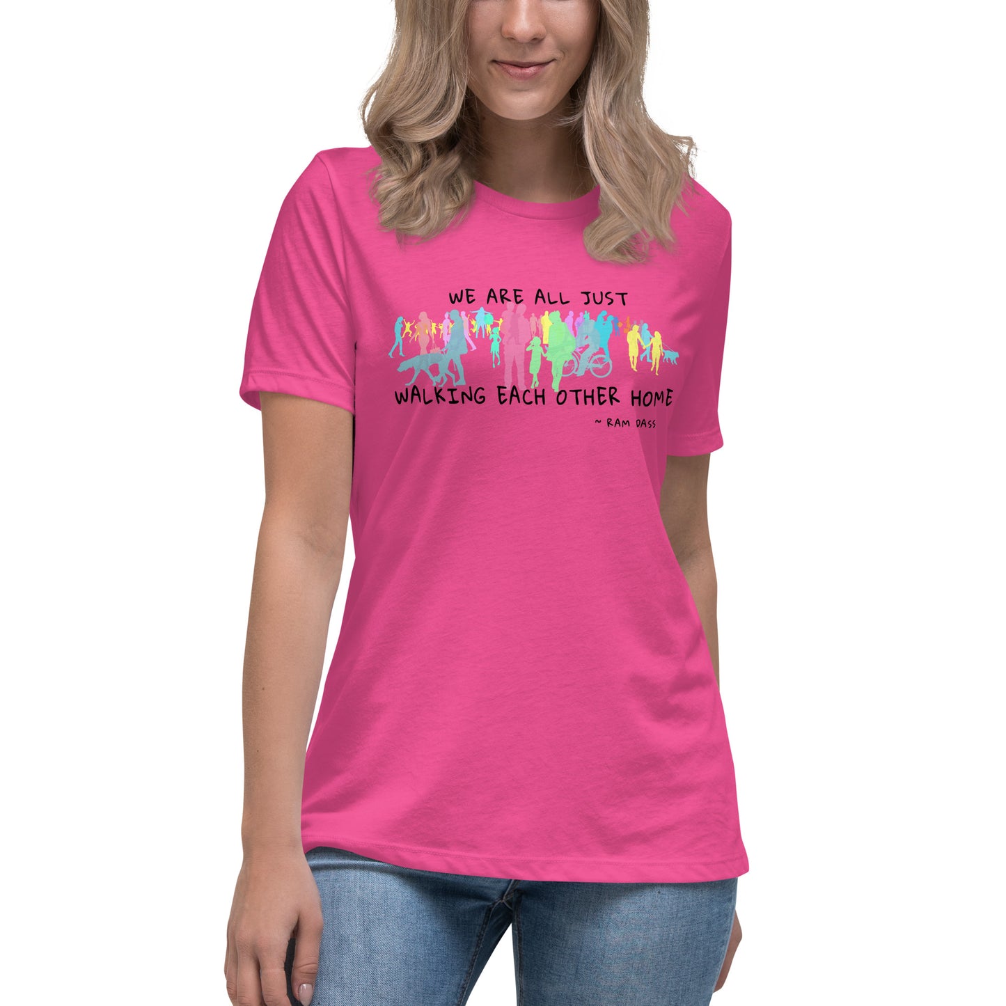 We Are All Just Walking Each Other Home - Women's Relaxed T-Shirt