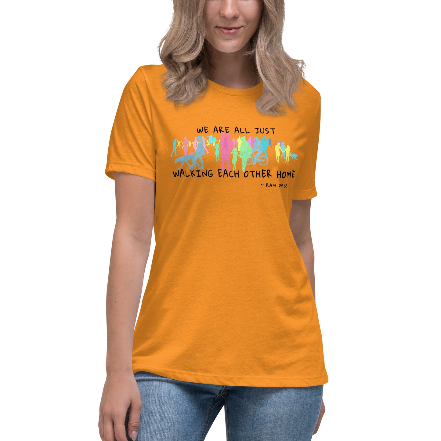 We Are All Just Walking Each Other Home - Women's Relaxed T-Shirt